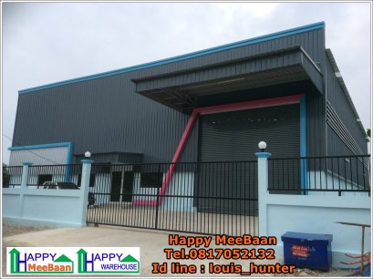 สร้างโรงงาน สร้างโกดัง โกดังสำเร็จรูป คลังสินค้า  บางบัวทอง กรุงเทพมหานคร