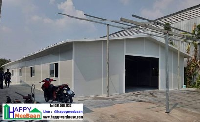 สร้างออฟฟิศขนาดใหญ่ ด้วยผนัง Isowall EPS Sandwich Panel ราคาถูก