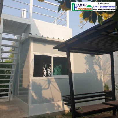 รับสร้างออฟฟิศสำเร็จรูปผนัง EPS Isowall Sandwich Panel เคลื่อนย้ายได้ น้ำหนักเบา 