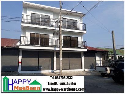 ให้เช่าอาคารพานิชย์พร้อมโกดัง โกดังให้เช่า ให้เช่าโกดัง พุทธบูชา ประชาอุทิศ พระราม2 ราคาถูก