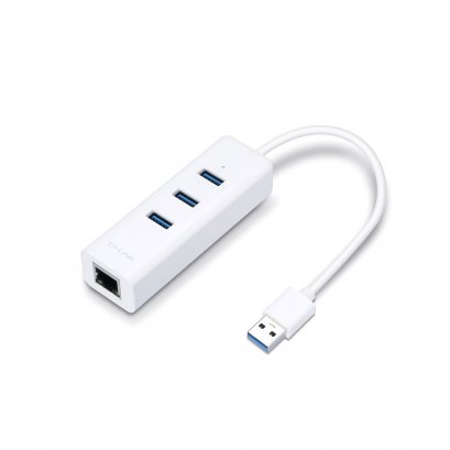 TP-LINK UE330 USB 3.0 3-Port Hub & Gigabit Ethernet Adapter 2 in 1 USB Adapter