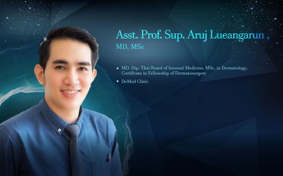 ผศ.นพ. ศุภะรุจ เลื่องอรุณ (หมอรุจ) ได้รับเชิญเป็นวิทยากร แชร์เทคนิคๆการดูแลหลุมสิว แผลเป็น ผมร่วงผมบางด้วยการใช้ Exosomes ในงานสัมมนา The Aesthetic Secret of Exosome based on Scientific Data