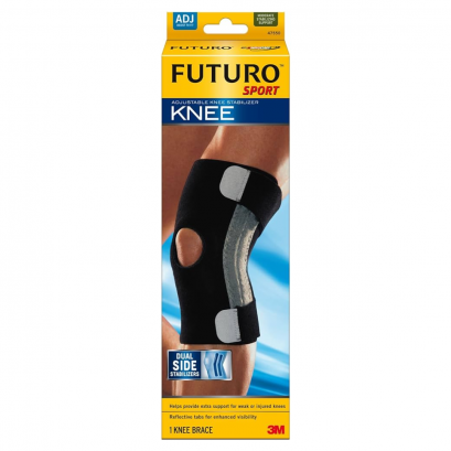 Sport Knee Dual Side Stabilizers Adjustable สีดำ ยี่ห้อ Futuro