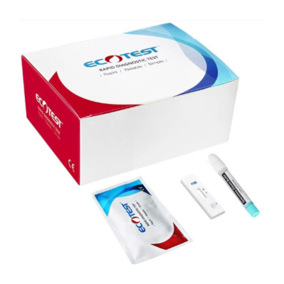 ชุดตรวจ FOB Assure Tech Ecotest Feacal Occult Blood Test Device 100ng (25test/กล่อง)