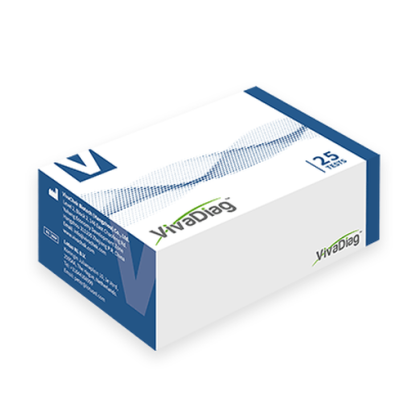 ชุดตรวจหาแอนติเจนต่อเชื้อไวรัสตับอักเสบ บี HBsAg Rapid Test ( 25 Test ) ยี่ห้อ VivaDiag