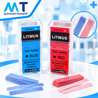 กระดาษลิตมัส LITMUS Test Paper 100 แผ่น/ชุด