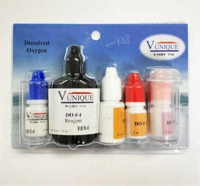 ชุดทดสอบออกซิเจนในน้ำ DO test kit ยี่ห้อ V-unique รุ่น v-color 9780