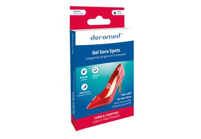 GEL SORE SPOTS แผ่นเจลแปะรองเท้าหรือเท้า