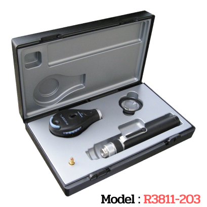 ชุดตรวจ ตา รุ่น R3811-203 Ri-Scope L2 Ophthalmoscope LED 3.5V Riester , Germany