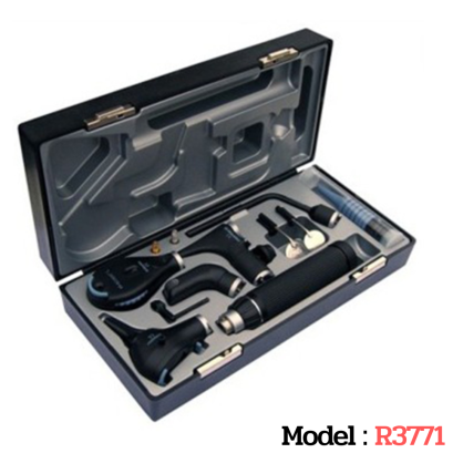 ชุดตรวจ ตา หู คอ จมูก รุ่น R3771 Deluxe 2.5V  Riester , Germany