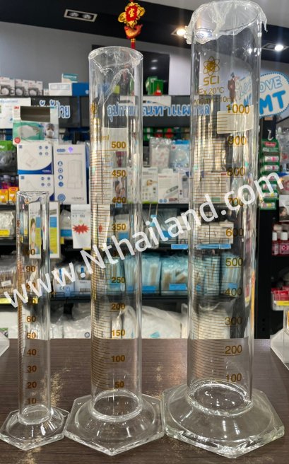 กระบอกตวงแก้ว Measuring Cylinder (Class A)