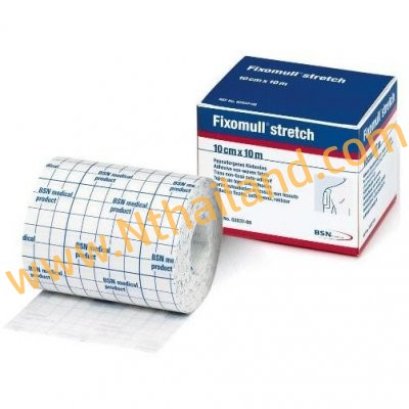 Fixomull stretch ฟิกซ์โซมูล แผ่นปิดแผลอเนกประสงค์ ขนาด 10cm. x 10 m.