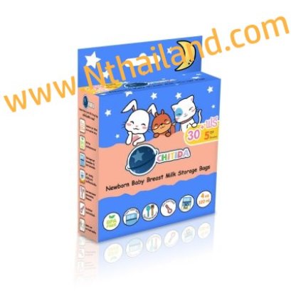 CHITIDA PREMIUM SPOUT MILK BAGS 120 ml.