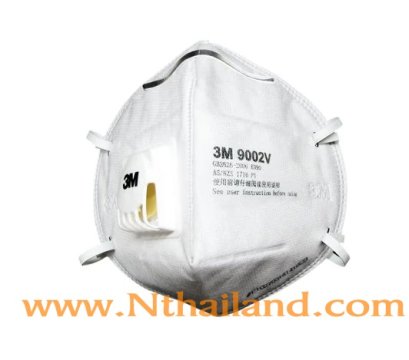 หน้ากากป้องกันฝุ่น 3M รุ่น 9002V