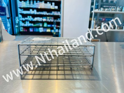 ที่ตั้งหลอดทดลอง สแตนเลส (Test Tube Rack)
