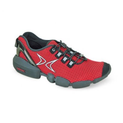 Aetrex Men’s Modpod Active Red Black Laced Slip on Sneakers