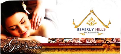 Beverly Hills Gift Vouchers $220