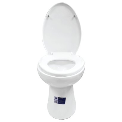 Blue diamond, Hand flush toilet, model FH3153 (soft close lid)