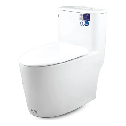 Blue diamond one piece Sanitary Ware model FH1866S single flush (press on side)