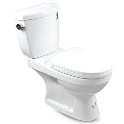 Blue diamond Two piece toilet Model FH 2422S single flush(press on side)