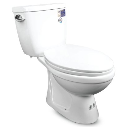 Blue diamond Two piece toilet Model FH 2481S single flush(press on side)