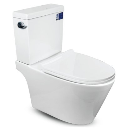 Blue diamond Two piece toilet Model FH 2571S single flush(press on side)