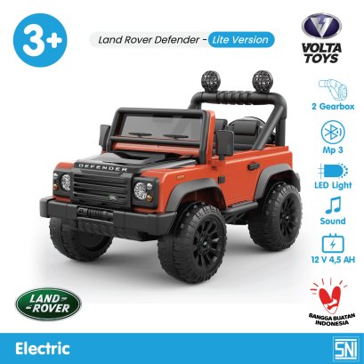 Land Rover Defender - Lite Volta Toys by SHP (Volta 5008) Mainan Mobil Aki Anak 12V Lisensi Resmi Land Rover ada Remote Control