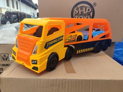 SHP 700 Truck Trailer Racing Car Mainan Edukatif Super Keren