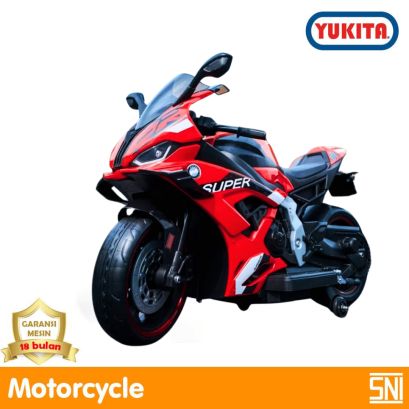 Mainan Anak MOTOR AKI YUKITA 080 - BAN KARET