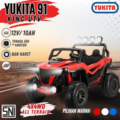 Mainan Anak Mobil Jeep Aki Yukita 91 KING UTV