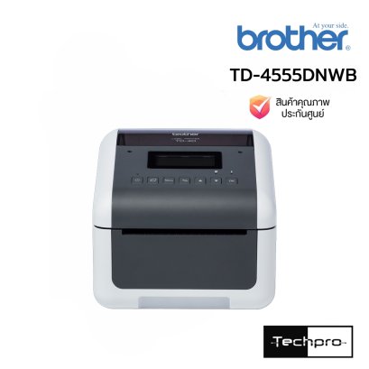 Brother TD-4555DNWB Direct Thermal Label Printer 300 dpi Wi-Fi Bluetooth LAN เครื่องพิมพ์ฉลากบาร์โค้ด 4 นิ้ว
