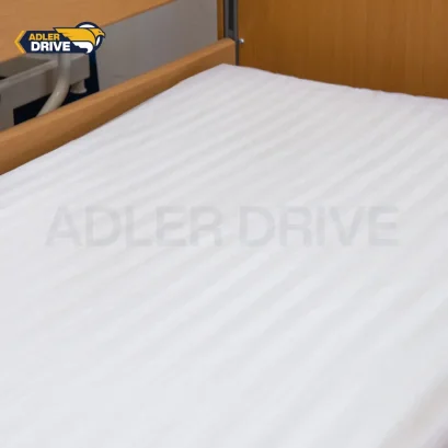 White Microtex Fitted Bed Sheet 3.5 ft for Hospital & Patient Beds