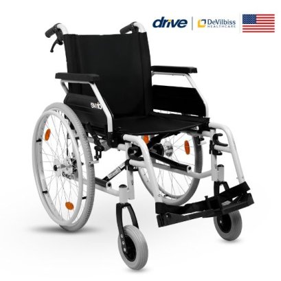Devilbiss Ecotec 2G Manual Wheelchair – New Model, Standard Wheelchair with 46 cm Seat Width, Safe for Every Journey.