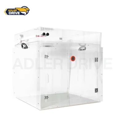 ตู้พักฟื้นสัตว์เลี้ยง อะคริลิค ขนาด 60x60x60 ซม. แบบถอดประกอบได้