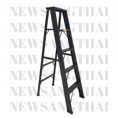 Newcon Black color Standard A-Shaped Aluminium Folding Ladder 5 Feet