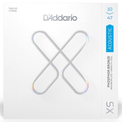 สายกีตาร์โปร่ง D'Addario รุ่น (XSAPB)XS Phosphor Bronze XSAPB1047-12