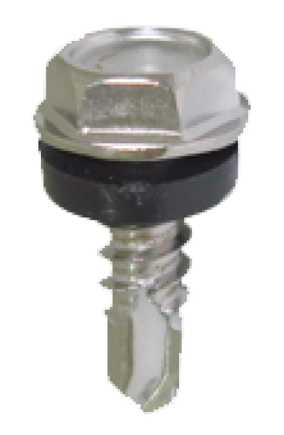 สกรูปลายสว่านหัวเหลี่ยม สแตนเลส