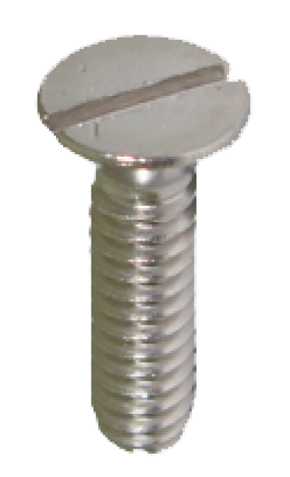 สกรูหัวเตเปอร์ผ่าสแตนเลส