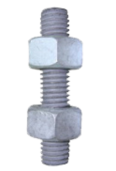 เกลียวตลอด ASTM A193 - B7 + 2หัวน๊อต ASTM A194 - 2H