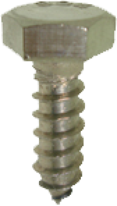 เกลียวปล่อยหัวหกเหลี่ยม เกลียวตลอด สแตนเลส