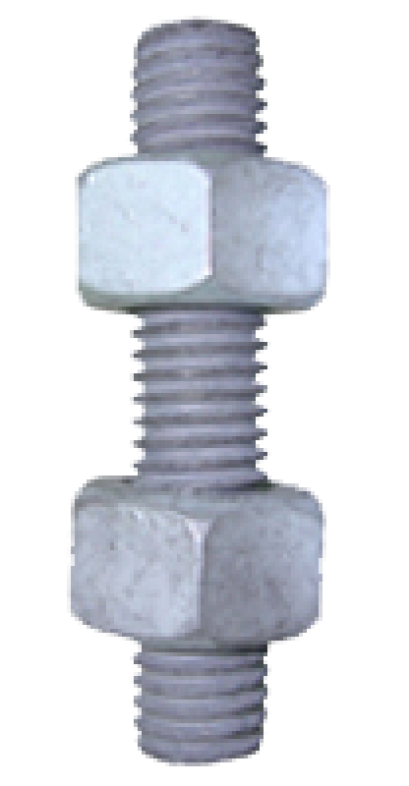 เหล็กสตัดเกลียวตลอดชุบสังกะสี H.D.G