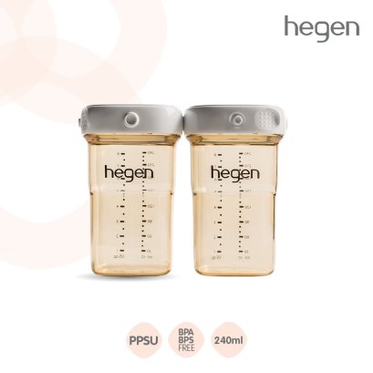 ขวดเก็บน้ำนม Hegen PCTO 240ml/8oz Breast Milk Storage PPSU (2-pack)
