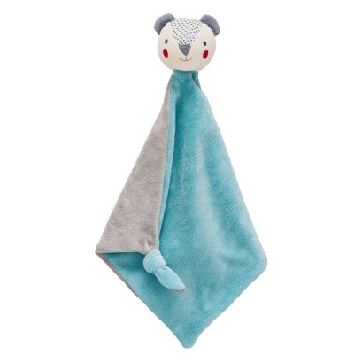 Petit Collage ผ้าห่มหัวตุ๊กตา ผ้าฝ้ายออร์แกนิก Organic Soft Cotton  Blankie (0m+)