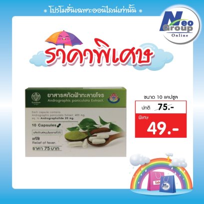 การบูร ยาแคปซูลฟ้าทะลายโจรสกัด