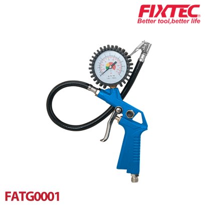 ปืนเติมลม เกจ์วัดลม สายอ่อน FIXTEC FATG0001