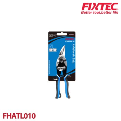 กรรไกรตัดแผ่นเหล็ก  10&quot; ตัดโค้งซ้าย FIXTEC FHATL010