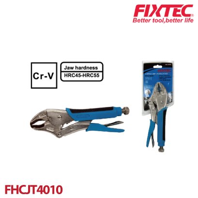 คีมล็อคปากโค้ง 10&quot; FIXTEC FHCJT4010