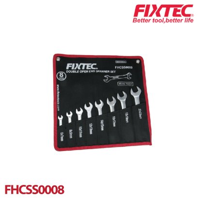 ชุดประแจปากตาย 8 ชิ้น FIXTEC FHCSS0008