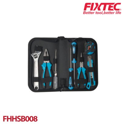 ชุดอุปกรณ์ Handtools 8 ชิ้น FIXTEC FHHSB008
