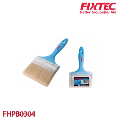 แปรงทาสี 4&quot; ด้ามพลาสติก FIXTEC FHPB0304